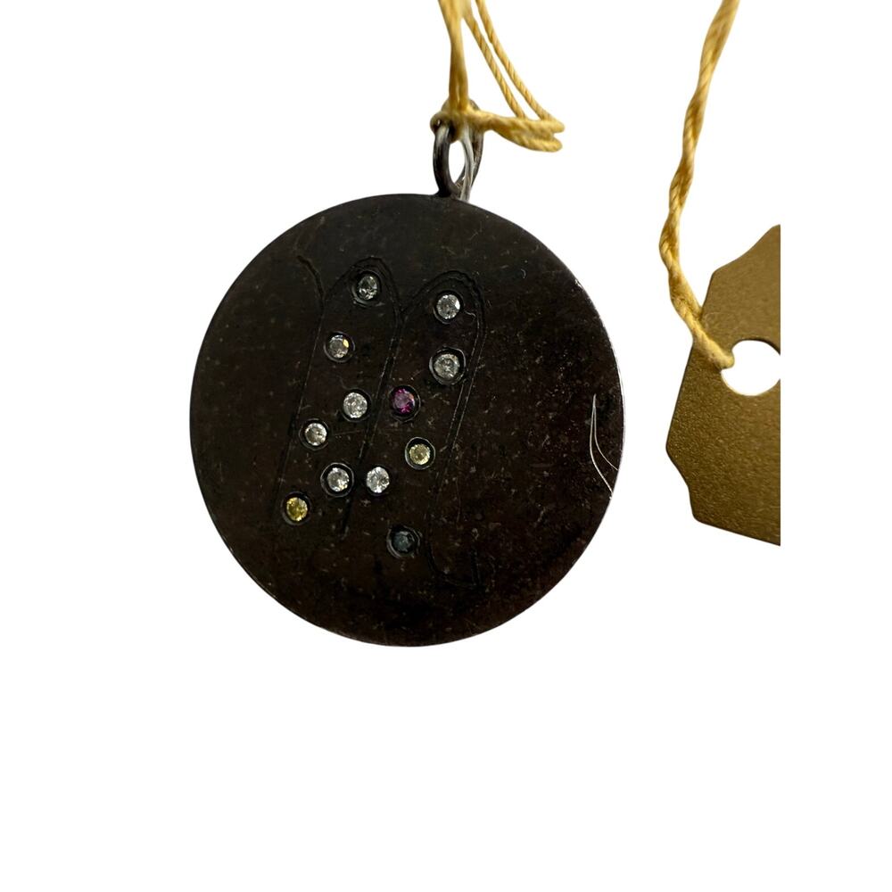 Scorpio Diamond Bronze Jeweled Pendant